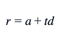 r = a + t d r = a + t d