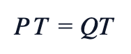 PT = QT
