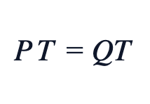 PT = QT PT = QT
